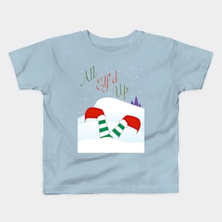 Ugly Christmas Elfed Up Kids T-Shirt